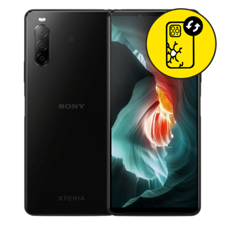 Sony XPERIA 10 ii Black Back Glass Replacement