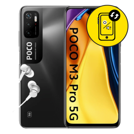 Xiaomi Poco M3 Pro 5G Black Power And Volume Button Replacement