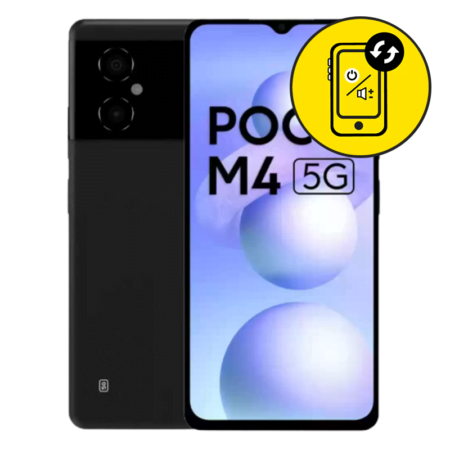 Xiaomi Poco M4 5G Black Power And Volume Button Replacement