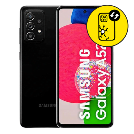 Samsung A52s Black Back Glass Replacement