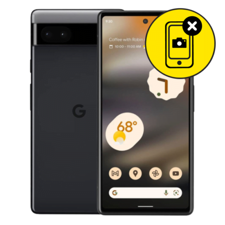 Google Pixel 6A Black Camera Removal Service