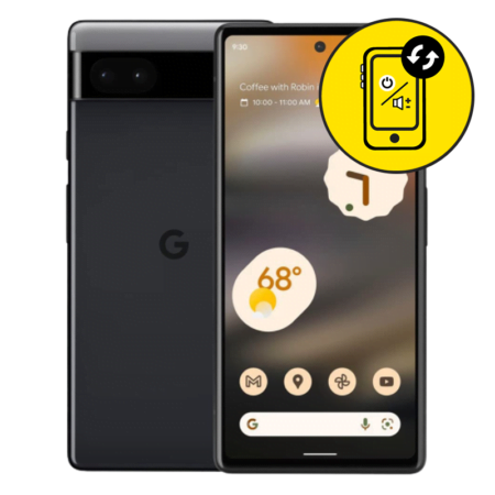 Google Pixel 6A Black Power And Volume Button Replacement