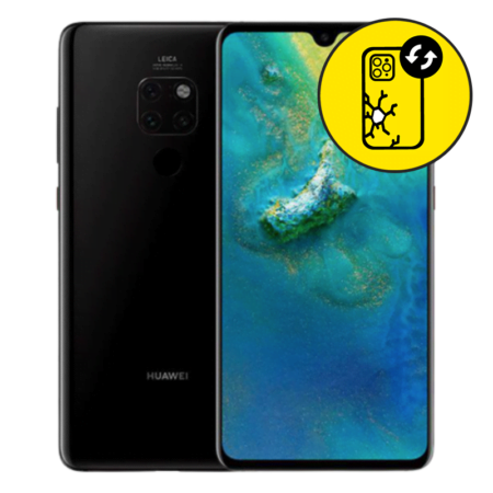 Huawei Mate 20X Black Back Glass Replacement