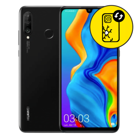 Huawei P30 Lite Black Back Glass Replacement