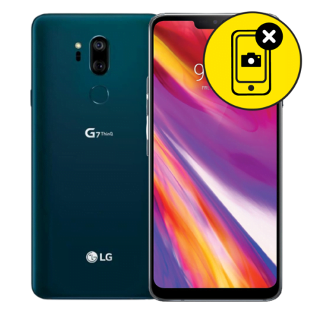 LG G7 Aurora Black Camera Removal Service