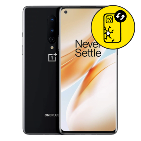 Oneplus 8 Black Back Glass Replacement