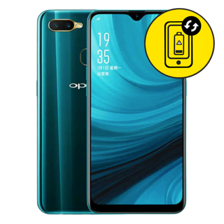 Oppo A7 Green Battery Replacement