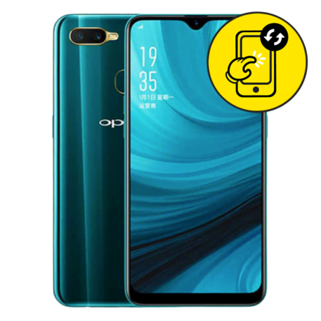 Oppo A7 Green LCD Replacement