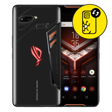 Asus ROG Phone Black Back Glass Replacement