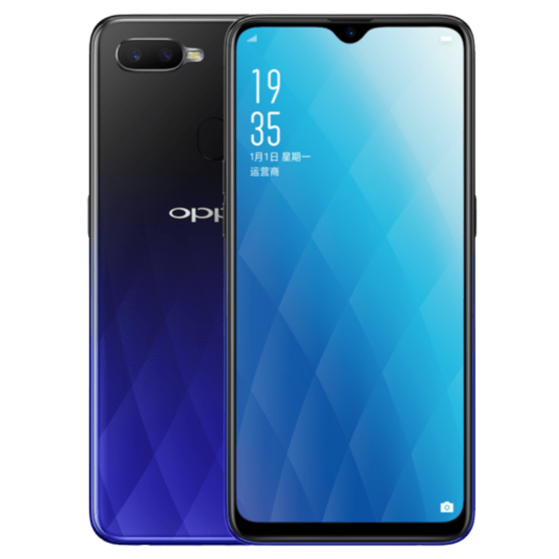 Oppo A7X Blue