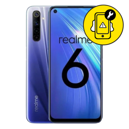 Realme 6 Blue Water Damage Repair