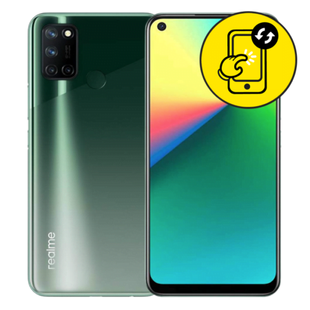 Realme 7i Green LCD Replacement