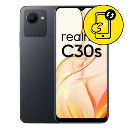 Realme C30S Black LCD Replacement