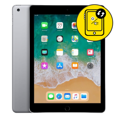 iPad 6 Gen 2018 Silver Power And Volume Button Replacement