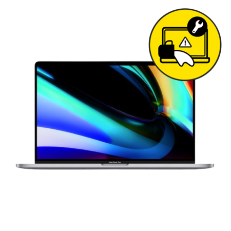 MacBook Pro 16 Retina 2019 A2141 Silver Water Damage