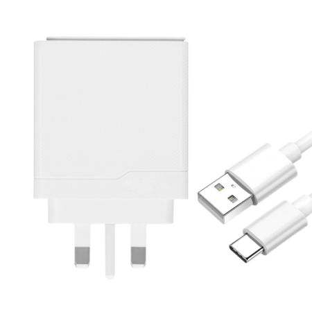 OnePlus 3 Pin 100W Charger and Cable Kit White