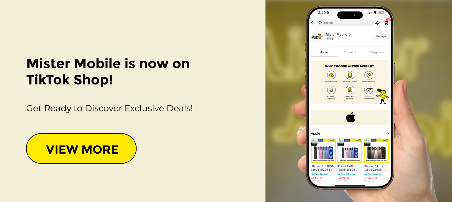 Mister Mobile is now on TikTok Shop! Get ready to explore exclusive deals