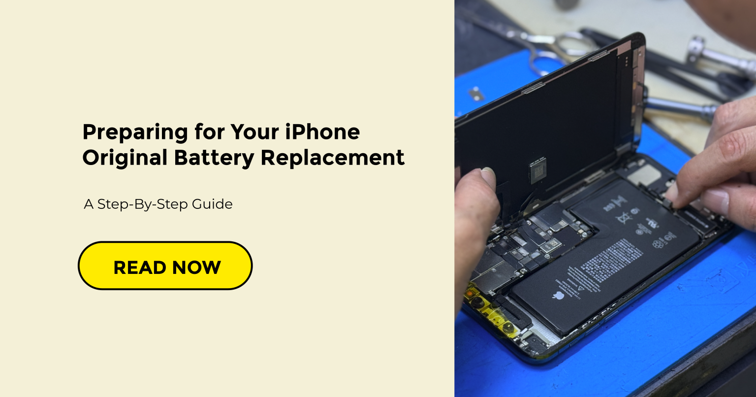 Preparing for Your iPhone Original Battery Replacement